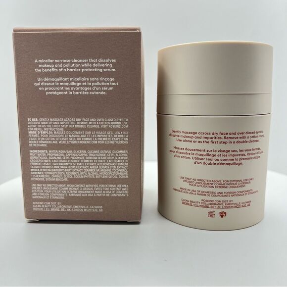 $10 🌸 ROSE INC ~ Micellar Makeup Remover ~ NEW - Picture 2 of 7